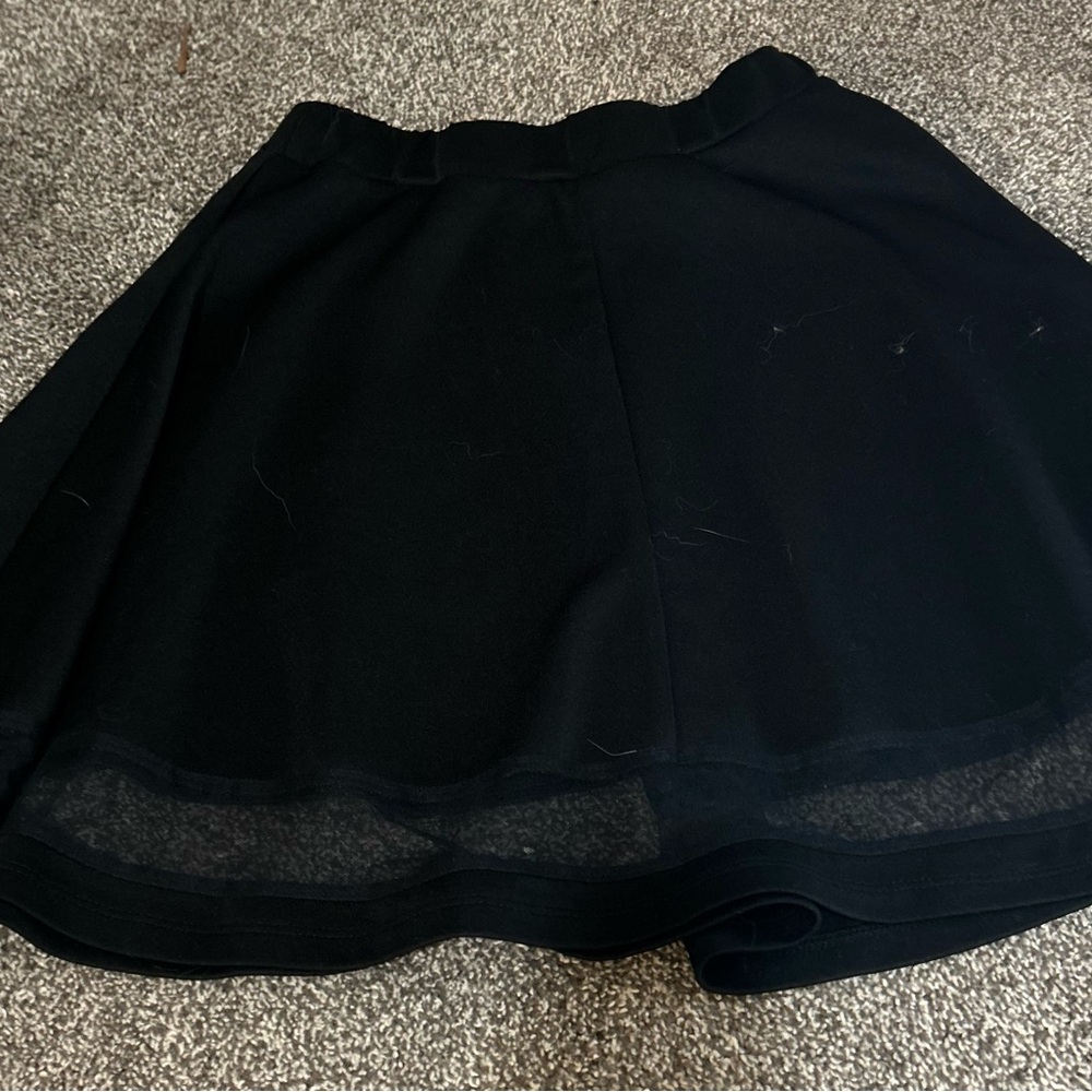 Women's Black A-Line Skirt - Classic Flare